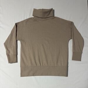 Zara Trafaluc Beige Turtleneck Top Sweater Size S